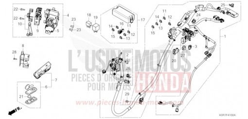 WIRE HARNESS SH125ADL de 2020